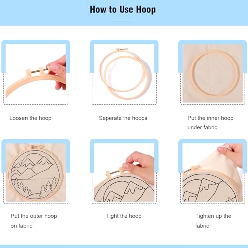 Punch Needle Kit Beginners Sunset Landscape Embroidery Kit DIY Craft Lovers - color: Sunset