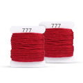 Embroidery Floss Kit and Refills - Cotton Threads - DMC Color Coding for Cross Stitch, String Crafts, Friendship Bracelets - color: 777 Sangria