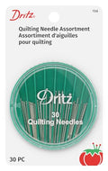 Dritz 156 Hand Needle Compact for Quilting, Assorted Sizes (30-Count) - size: Assorted Sizes, style: Hand Needle Compact for Quilting