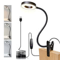 Reading lamp with Clamp, 3 Color Modes & 10 Brightness (Black)