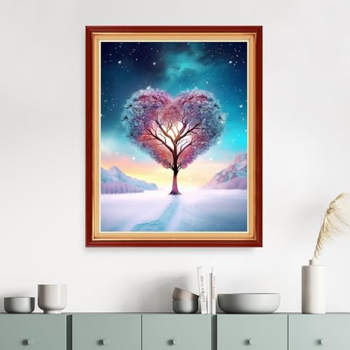 Dimensean Stamped Cross Stitch Kits Full Range of Embroidery Patterns Starter Kits for Beginners Adult DIY Cross Stitches Needlepoint Kits 11CT-The Giving Tree 16x20 inch - color: Craftpattern33
