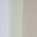 KCS 3 pc of 12" x 18"(30cmx45cm) 18CT Counted Cotton Aida Cloth Cross Stitch Fabric (White+Antique White+Ecru) - color: White+antique White+ecru