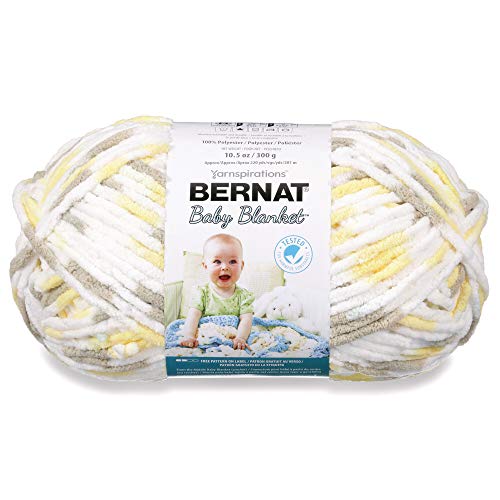 Bernat Baby Blanket Big Ball Chick & Bunnies - color: Chicks & Bunnies, size: 1 Pack