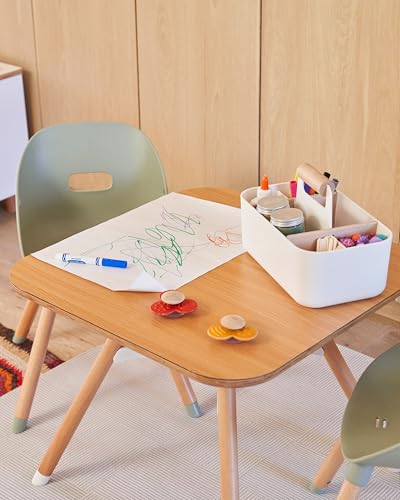 Lalo The Caddy, Multi-Purpose Diaper & Art Organizer, Removable Dividers - color: Sage