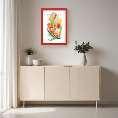 RIOLIS 2191 Spring Glow. Tulips Counted Cross Stitch Kit 8.25 x 11.75 in - style: Spring Glow. Tulips 2191