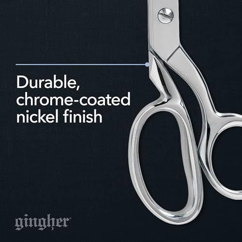 Gingher 8" Professional Dressmaker Scissors for Fabric Cutting & Sewing - style: 8" Dressmaker