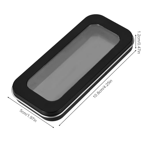 Magnetic Needle Holder Case with Clear Lid, Bobby Pin Storage Box Container Needlepoint Accessories with Snap Closure Needle Point Organizer for Sewing Quilting Embroidery & Craft Supplies (Large)