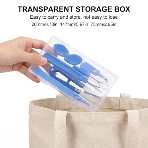 7 PCS Seam Rippers for Sewing, Thread Remover Tool with Storage Case