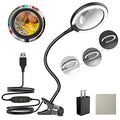 LED Magnifying Lamp with Clamp, Raweao 3X Lighted Magnifying Glass with Light for Reading, Seniors, Hobbies, Craft