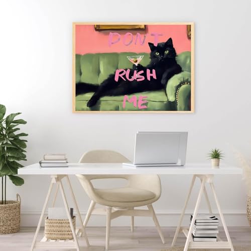 Lzyueyuan Cat Stamped Cross Stitch Kits for Adults Beginner, AbstractCross Stitch Ornament Kits Counted Embroidery Needlepoint Kits Home Decor 15.7 X 11.8 inch - color: Cross Stitch-1029-4