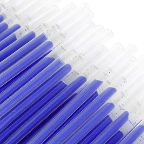 100pcs Heat Erasable Pen Refills, 100pcs Blue High Temperature Disappearing Pen, Heat Erasable Marker Tailoring Accessories for Dressmaking Tailors Sewing Quilting Tool