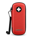 MEDMAX Epipen Medical Carrying Case Hard Shell EVA Travel Organizer Bag - color: Red