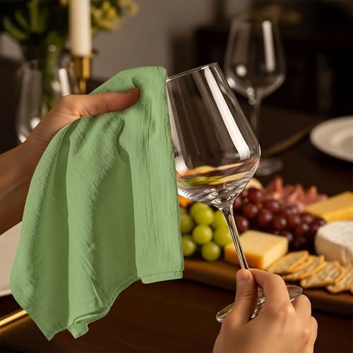 Utopia Kitchen Sage Green Flour Sack Towels [12 Pack-28 x 28 In]100% Cotton - color: Sage Green, size: 12 Pack