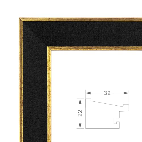 Suede 11x15 Frame - Single Frame, Christmas Elegant Black 11 x 15 Poster Frame with Mat for 8.5 by 11, 11x15 Picture Frames for Artwork, Puzzles, Photos and Movie Posters - color: Black, size: 11" x 15" / 8.5" x 11" mat