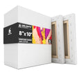 LWR CRAFTS Stretched Canvas 8" X 10" Pack of 6 - size: 8"x10"x6 (standard)