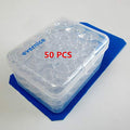 50 Bobbins for Singer Plastic Sewing Drop-in 66 Class 99 185 241 300 400 Bernina 719