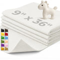IONTACH 9" X 36" Soft Felt Sheets 1.6mm Thick (4 Packs, Ivory) - color: Ivory