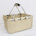 ThreadArt Collapsible Market Basket, Natural - color: Natural