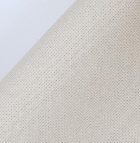 KCS 16 Count Cotton Cross Stitch Aida Cloth Fabric (59" x 1 Yard,Ecru) - color: Ecru, size: 59" x 1 Yard