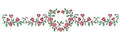 Design Works Crafts Heart Vine Pillowcases for Embroidery