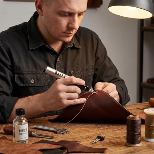 Chispee Thread Burner I with One Touch Thread Burner Zap Tool Finishing Bead Weaving, Fast Melting Wax, Carved Leather, & Melting Stringing Projects - color: Silver Gen 1 - Pen Only