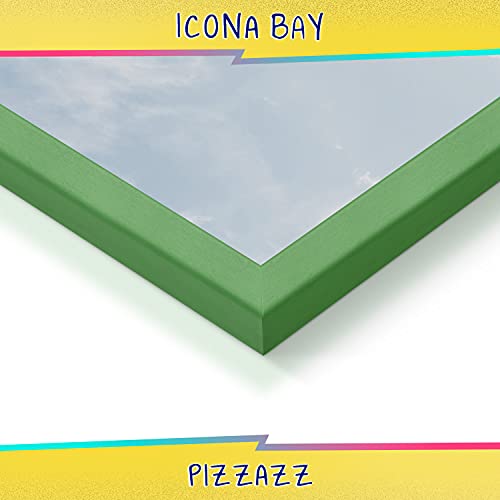 Icona Bay 4x6 Picture Frame, Pastel Green Solid Wood Scandinavian Style Frame for Photo, Pizzazz Collection - color: Pastel Green, size: 4x6