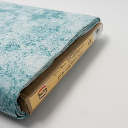 ROC-lon® 100% Cotton, 108" Wide, Preshrunk, Lightweight, Quilt Backing Fabric for Sewing and Craft Sprinkles Green Pattern, 3 Yard Cut - color: Sprinkles Green, size: 3 yard pre cut