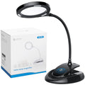 eSynic Desk Table Magnifying Glass with 15 LED Lights-800mAh Rechargeable