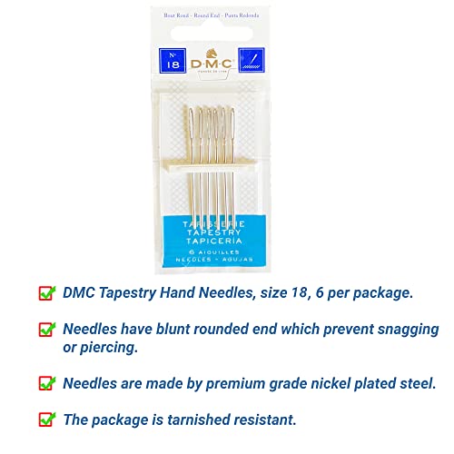 DMC Embroidery Floss Anniversary Pack,36 Colors Bundle with Needles Size 18