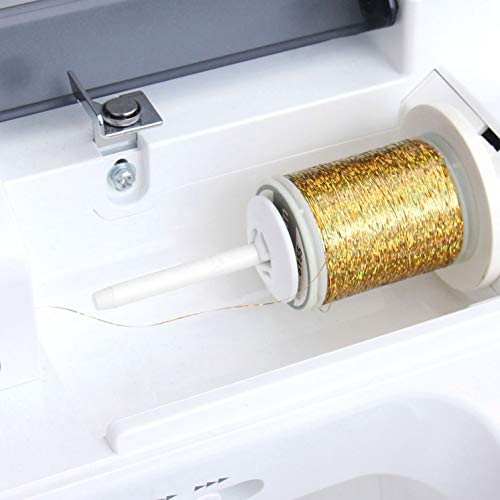 ThreadArt Sparkle Holographic Thread, 300M, Black - color: BLACK