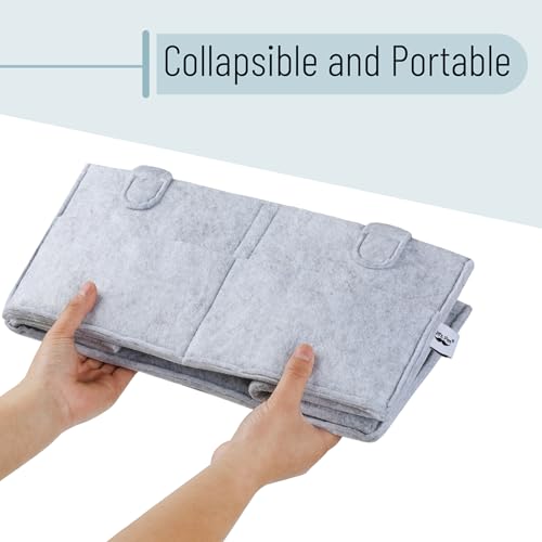 Mr. Pen- Baby Diaper Caddy Organizer, Gray, Large - color: Gray, size: 1 Pack, Large