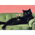 TCDZMYGS Stamped Cross Stitch Kits for Beginners,Black Cat-12x16in - color: cross stitch-black cat
