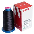 Poolin Polyester Machine Embroidery Thread 4000M 40WT Black 0360 - color: Black Navy 0360