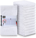 Utopia Towels Kitchen Bar Mops, Pack of 12, 16x19 in, 100% Cotton, White - color: White, size: 12 Pack