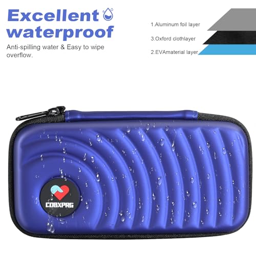 CDBXPRG Insulin Cooler Travel Case, 2 Ice Pack TSA Approved Purple - color: Purple