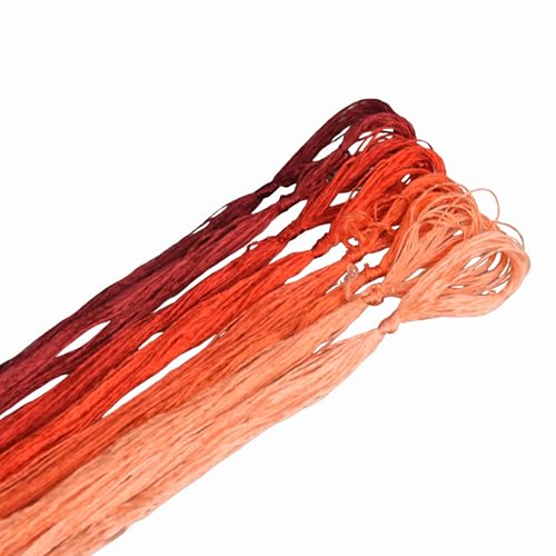 Mulberry Silk Floss Embroidery Thread Floss-Cross Stitch Threads China Silk Woven Jewelry Threads DIY Sewing Kits (42) - color: 42