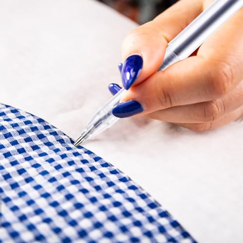 4 Pcs Heat Erasable Pens for Fabric with 60 Refills, Fabric Marking Pens