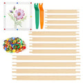 12Pcs Large Size Wooden Stretcher Bars Set for Needlepoint with Tools - color: 1