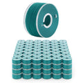 Mandala Crafts Teal 15J SA156 Prefilled Bobbin Thread, 144 PCs - color: Teal, size: Size A 144 X 142 Yards