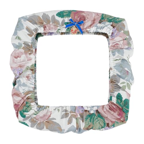 BENECREAT 9.4x4.1inch Gripper Strip Frame Cover, Embroidery Hoop Cover, Cross Stitch kit for Cross Stitch Embroidery Hoop Frames Square Round Cover, Dark Green - color: Dark Green, size: 9.4x4.1 Inch