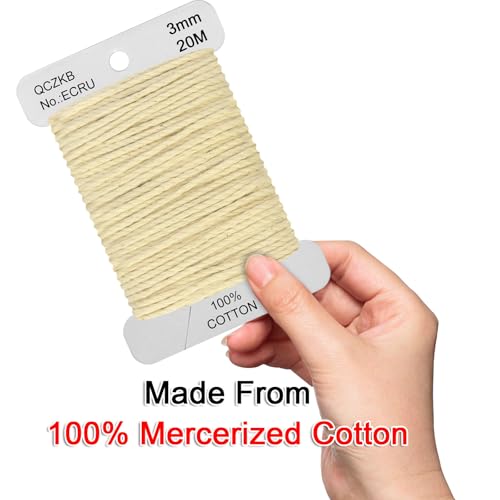 Classic Crochet Thread Yarn 100% Pure Cotton Thread,Col No: Ecru,Beige - color: Beige