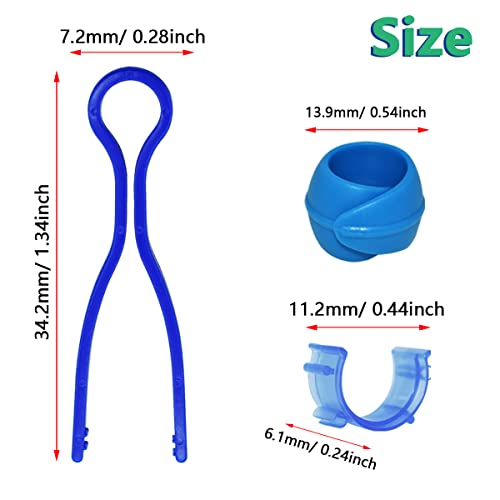 142 Pcs Bobbin Clamps Holders Thread Buddies, Bobbin Holder Clips Color Thread Clips Holder Silicone Spool Huggers Thread Holders for Embroidery Quilting Sewing Accessory Thread Spool Organizing