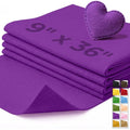 IONTACH 9" X 36" Soft Felt Sheets 1.6mm Thick (4 Packs, Purple) - color: Purple