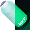 New brothread Single Huge Spool Glow in The Dark Embroidery Thread -G779 - color: 2500M Single Spool G779