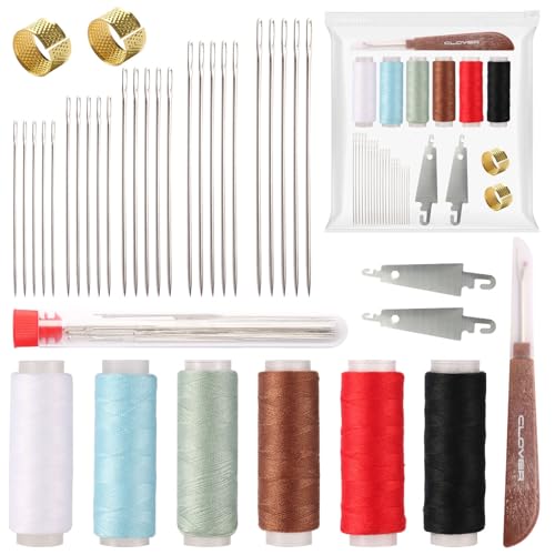 Losaria 38-Piece Hand Sewing Kit - Needle and Thread Repair Set - color: Green