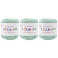 Crochet Thread Size 3, 3 Pearl Yarn Balls for Crocheting Sage Green - color: Sage Green