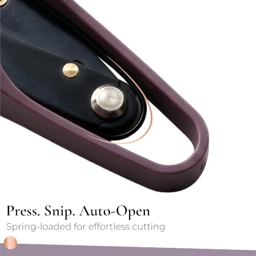 Beaditive Premium Thread Snips - Thread, Yarn, Embroidery Snipper for Sewing, Quilting, Knitting, Jewelry Making - High-Carbon Steel Blades with Protective Cap and Lanyard (Purple) - color: Purple