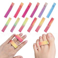 Finger Buddy Straps, 12PCS Finger Buddy Tape Straps Loops, Rainbow - color: Rainbow Gradient