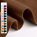 Cognac Soft Felt Sheet, 18" x 36", 1.6mm Thick Acrylic Felt Fabric - color: Cognac, size: 18 inch x 36 inch