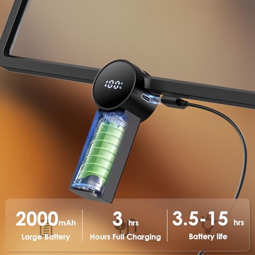 5X Page Rechargeble Hands Free Neck Magnifying Glass with Light for Reading